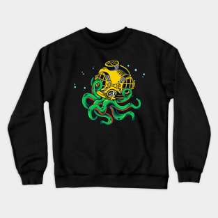 Octopus Squid diving gift Crewneck Sweatshirt